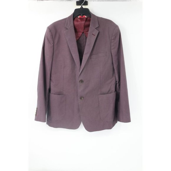 Brooks Brothers sport coat mens 44R olimpias Red fleece unstructured half lined